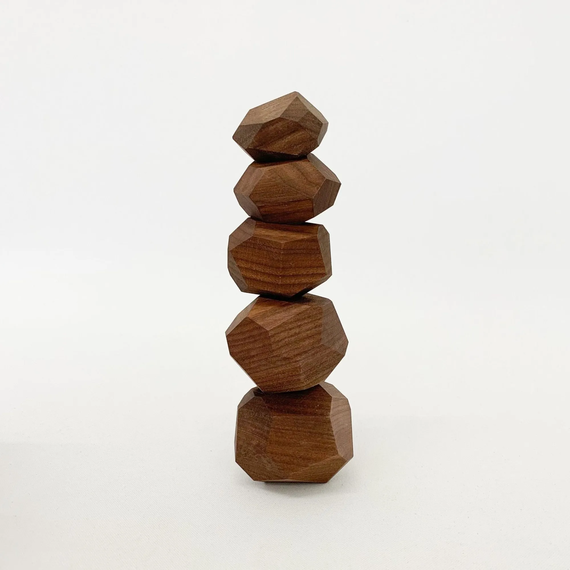 TORTOISE-yellow paper Kids & Baby*Tumi-Ishi Building Blocks - Walnut