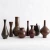 TORTOISE-yellow paper Home Decor*Vintage Bronze Vases