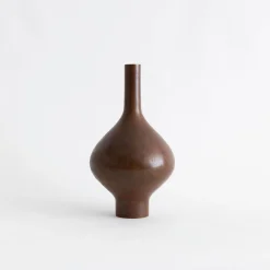 TORTOISE-yellow paper Home Decor*Vintage Bronze Vases