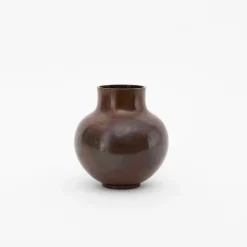 TORTOISE-yellow paper Home Decor*Vintage Bronze Vases