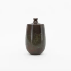TORTOISE-yellow paper Home Decor*Vintage Bronze Vases