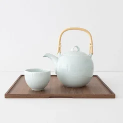 SAIKAI (Others) Serving*Walnut Square Tray [Ts1034]